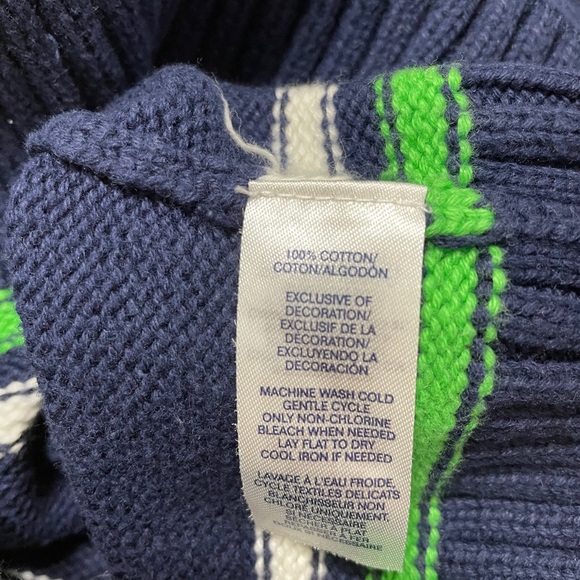 Chaps Boys Navy Sweater Vest Size 5 - Picture 4 of 4